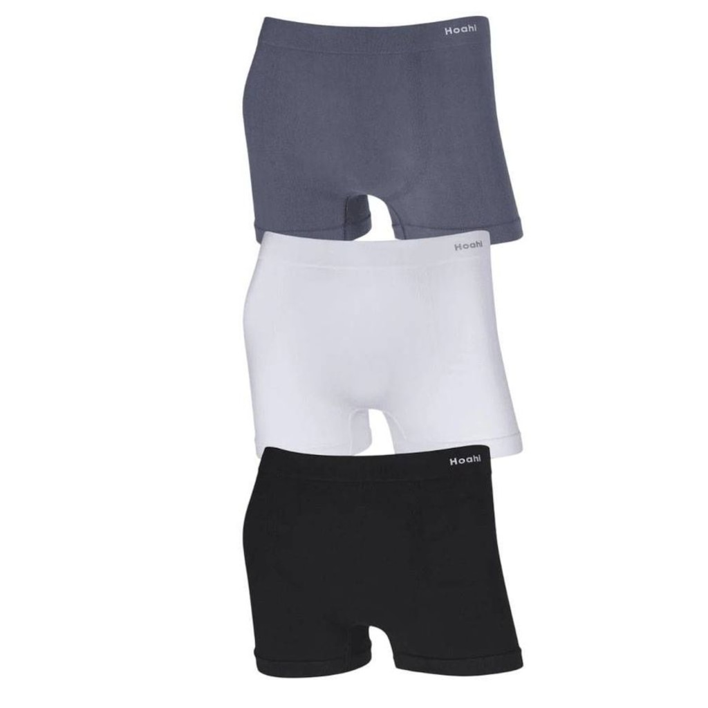 Cueca Boxer Hoahi 3X1 Algodão - 3 Unidades - Masculina