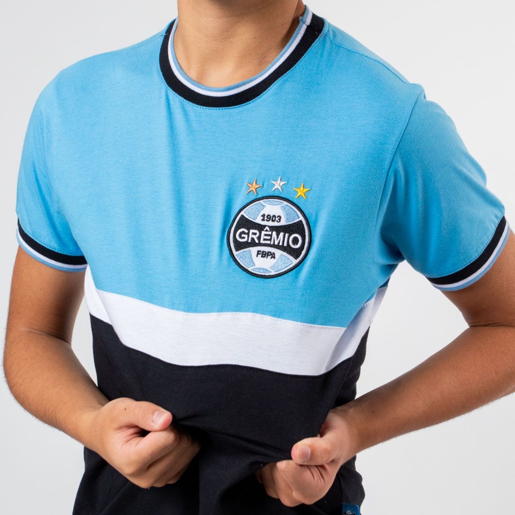 Imagem 3 do produto Camiseta do Grêmio Oficial Orgulho Tricolor Surf Center - Infantil