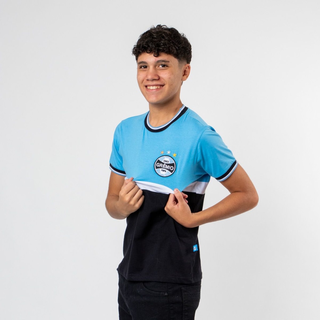 Imagem 4 do produto Camiseta do Grêmio Oficial Orgulho Tricolor Surf Center - Infantil