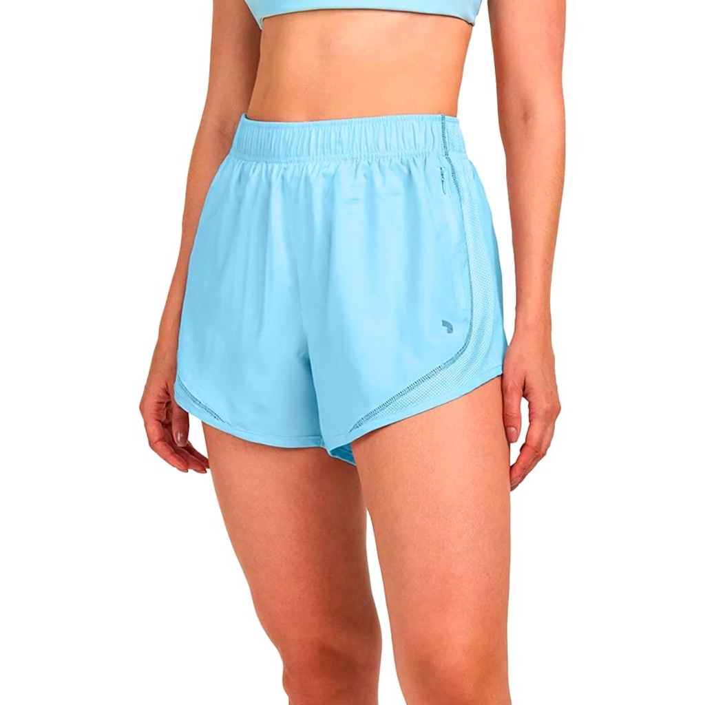 Shorts Alto Giro 2 Em 1 Refletivo Feminino
