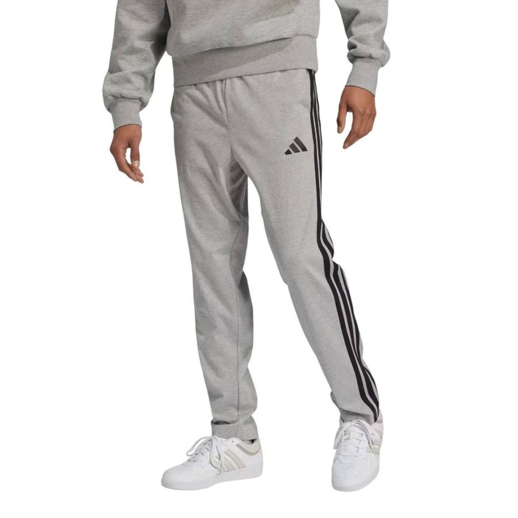 Calça Adidas Single Jersey 3 Stripes Masculina