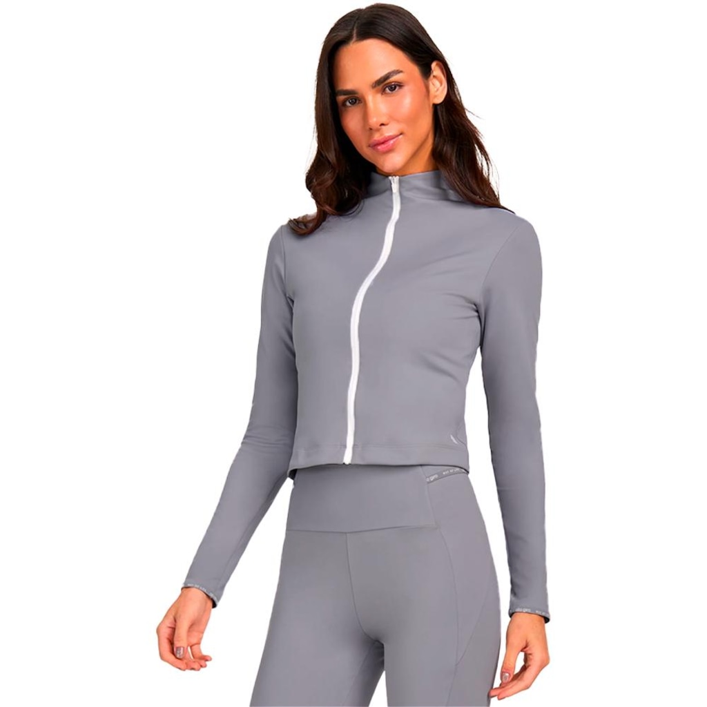 Jaqueta Feminina Ajustada Refletivos Alto Giro