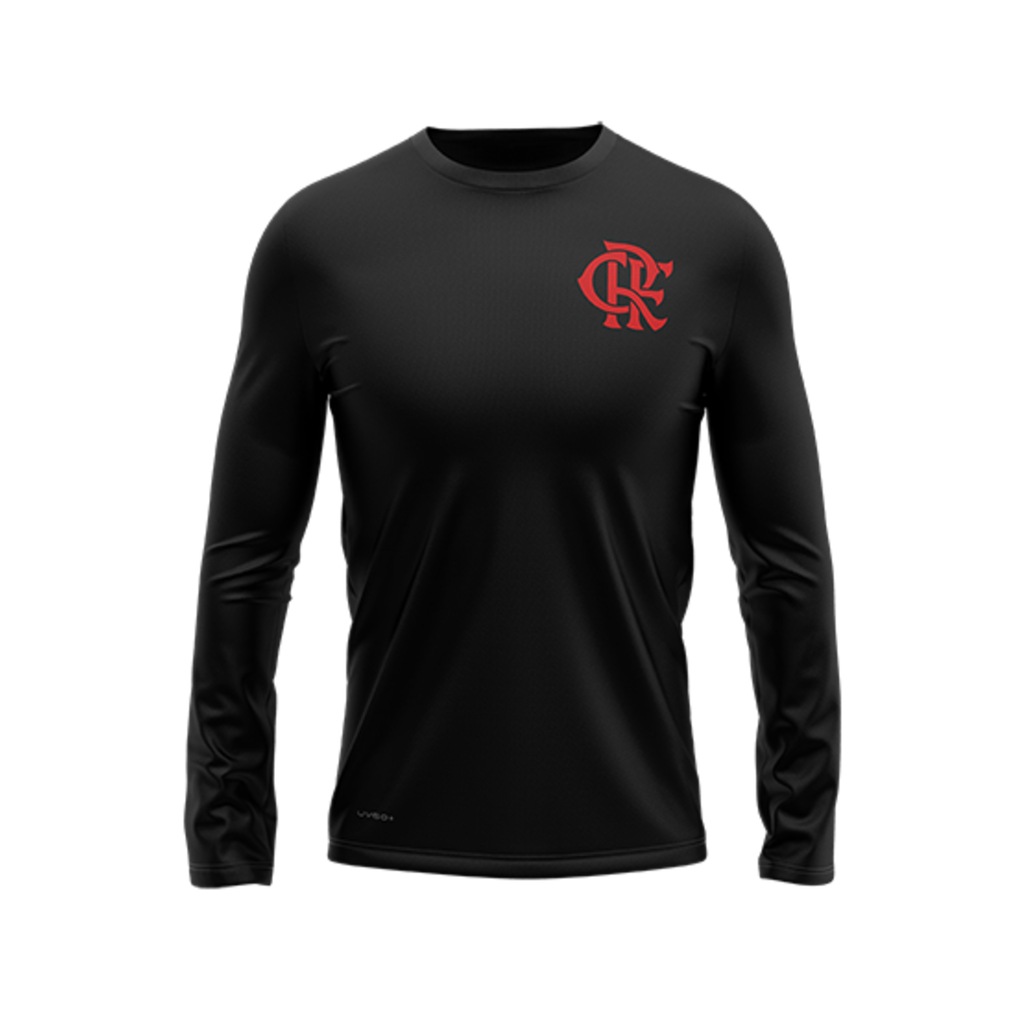 Camisa Manga Longa do Flamengo Protection Braziline Masculina - Foto 1