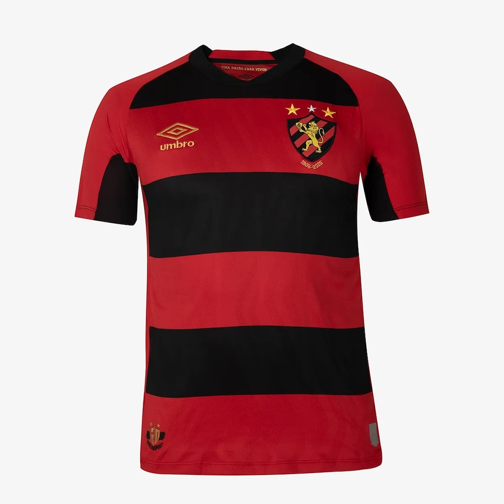 Camisa Sport Recife Umbro Uniforme I 2025 Torcedor - Masculina