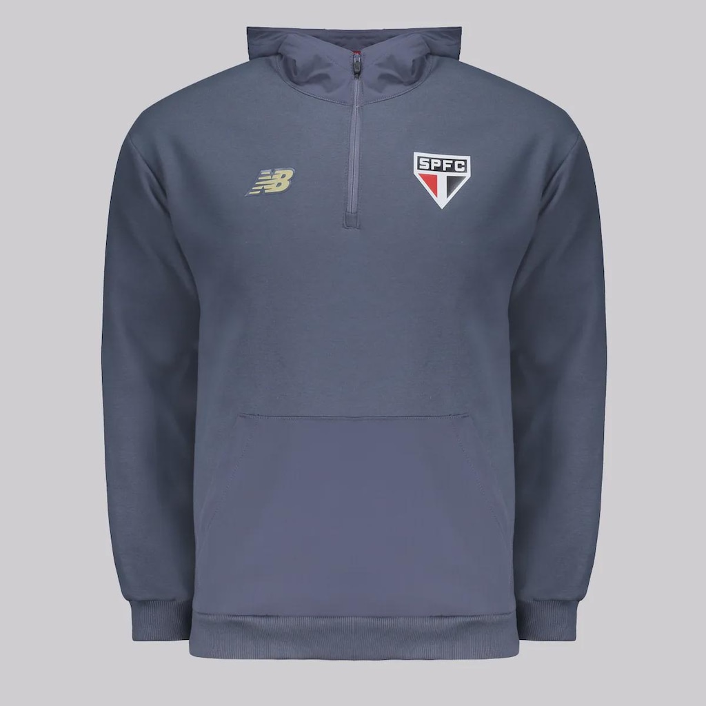 Blusão de Moletom Masculino do São Paulo 2025 New Balance Viagem