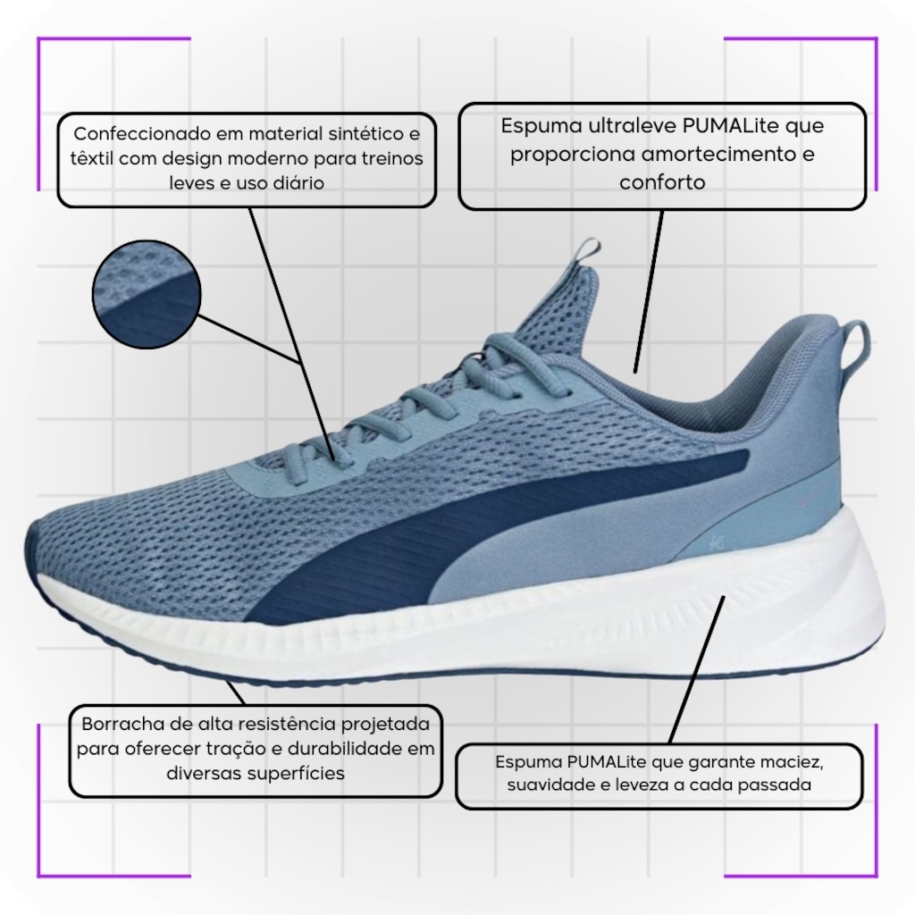 Imagem 5 do produto Tênis Feminino Puma Flyer Lite 3 Wns