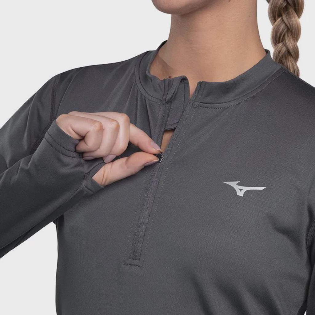 Imagem 3 do produto Camiseta Manga Longa Mizuno Corrida Térmica Feminina