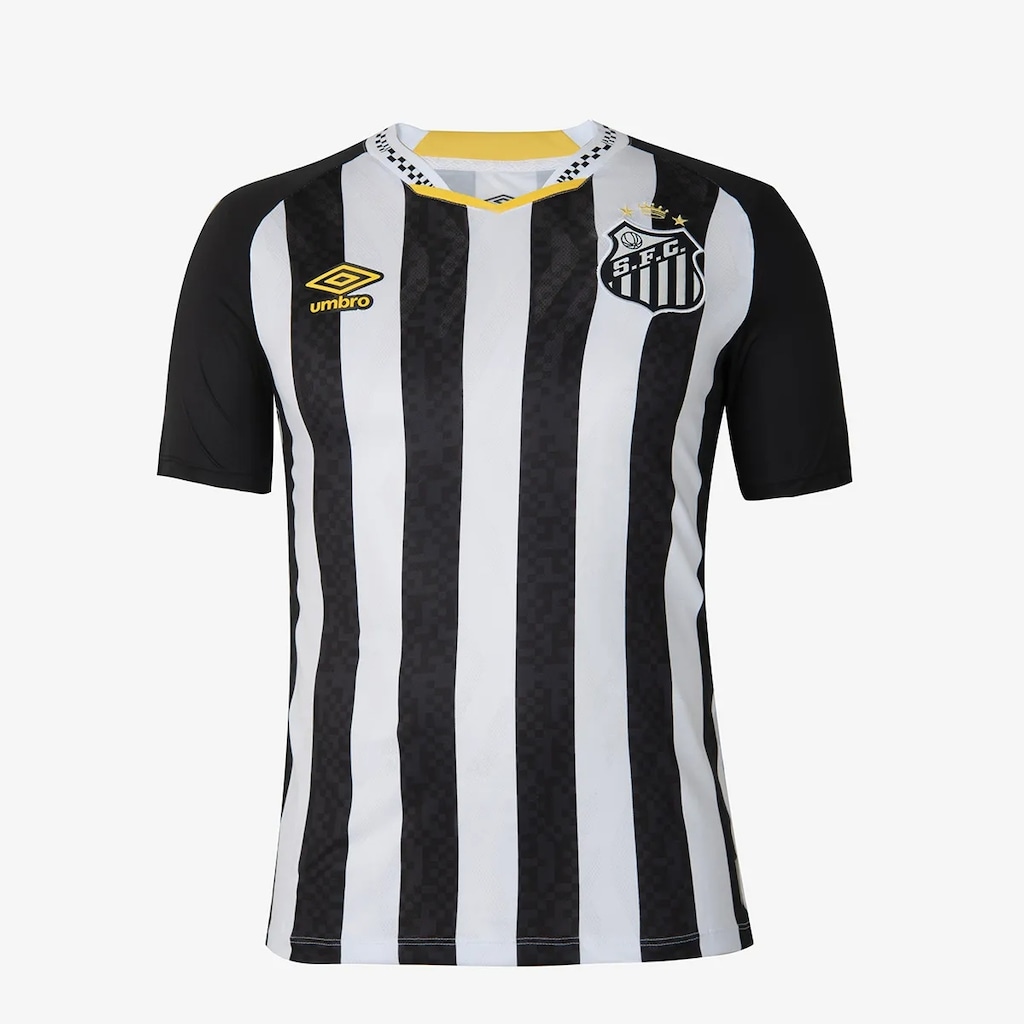 Camisa do Santos Masculina Umbro 2025 Uniforme 2 Torcedor