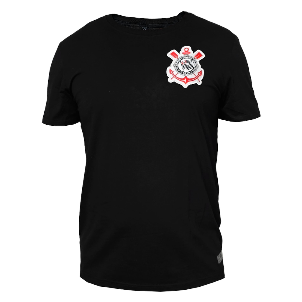 Camisa do Corinthians Masculino Coimbra Algodão Símbolo Bordado
