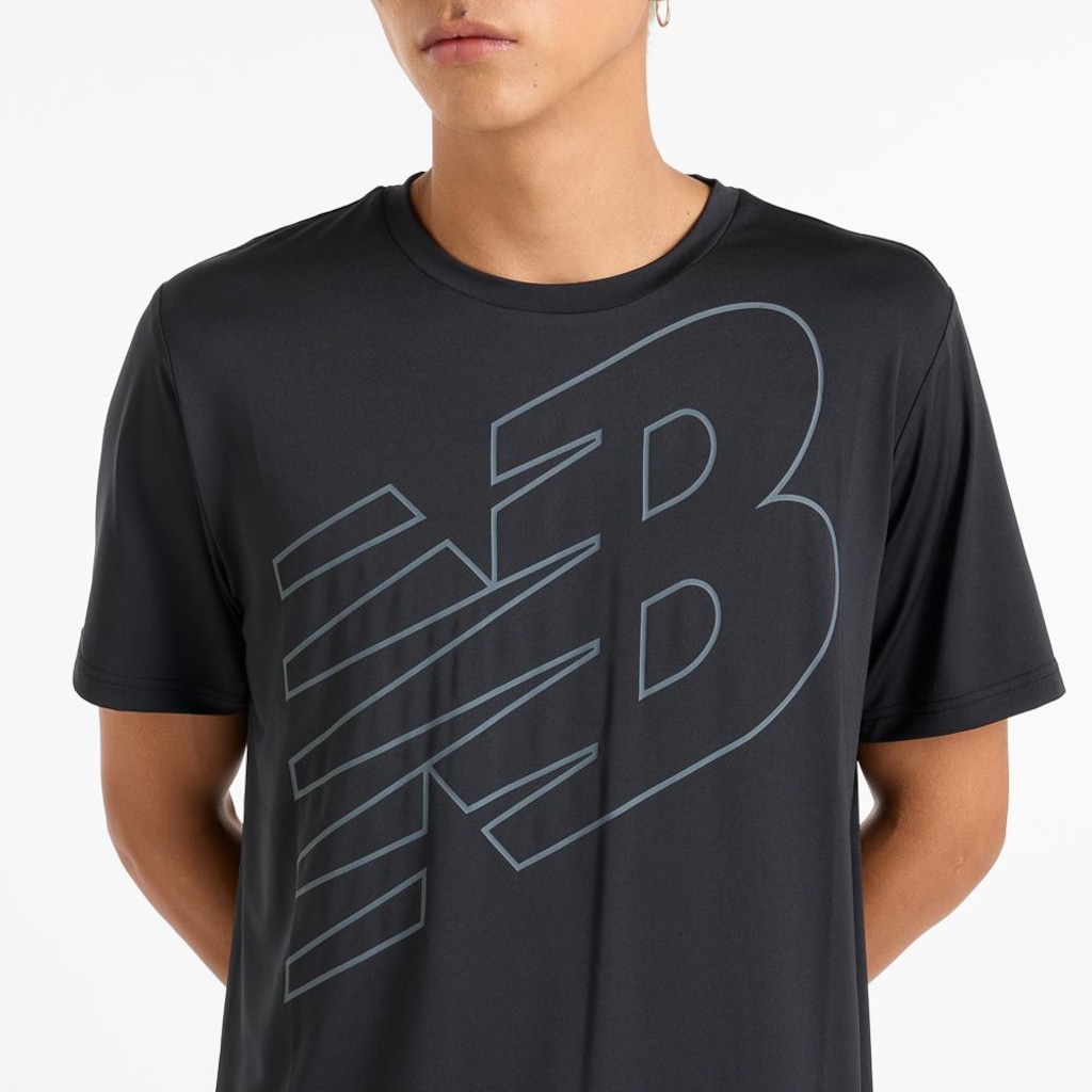 Imagem 4 do produto Camiseta New Balance Logo Performance - Masculina