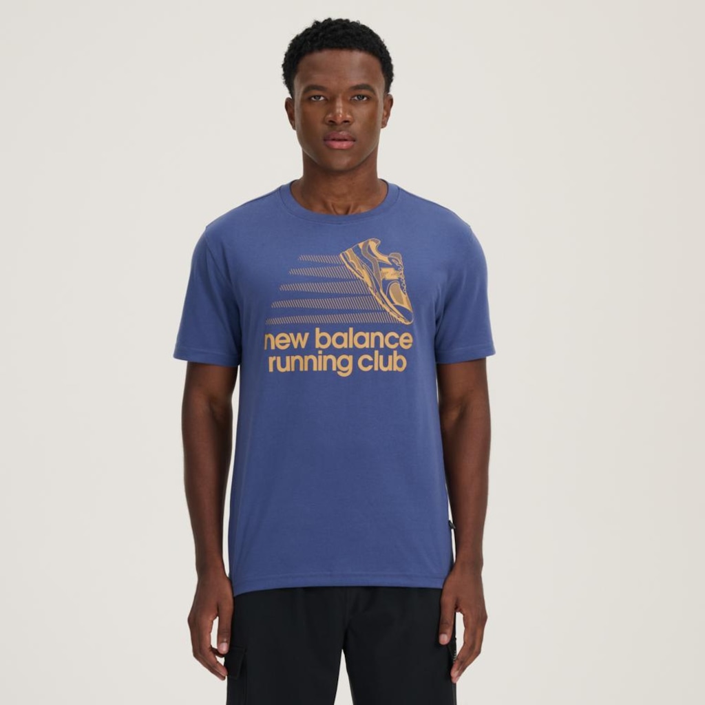 Camiseta New Balance Athletics Running Club - Masculina