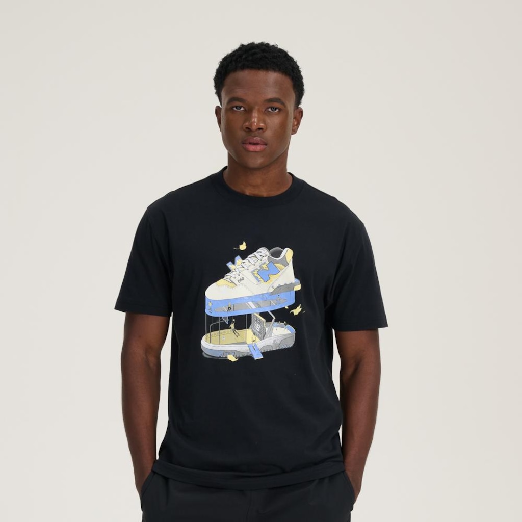 Imagem 4 do produto Camiseta New Balance Athletics Multi Color - Masculina