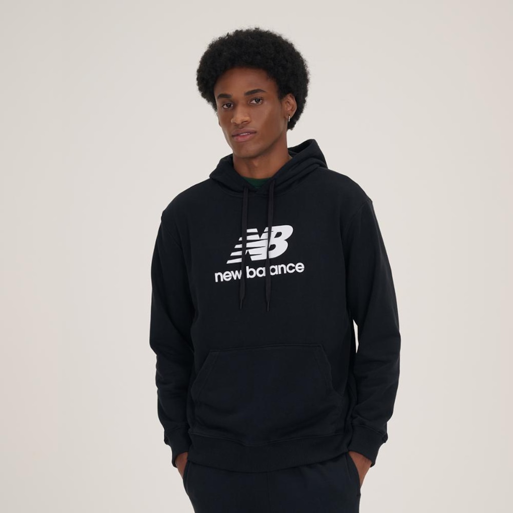 Blusão New Balance Com Capuz Essentials - Masculino