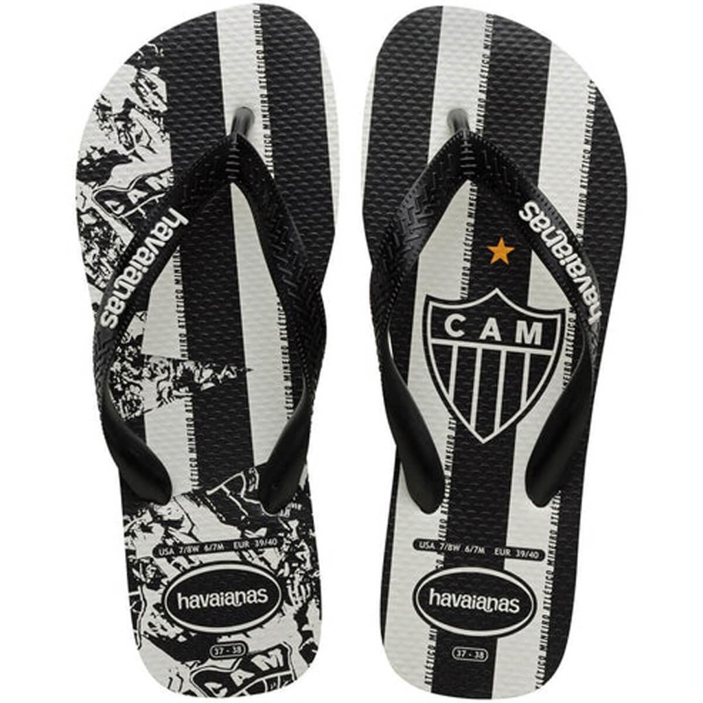 Chinelo Havaianas Top Times Atlético MG Unissex