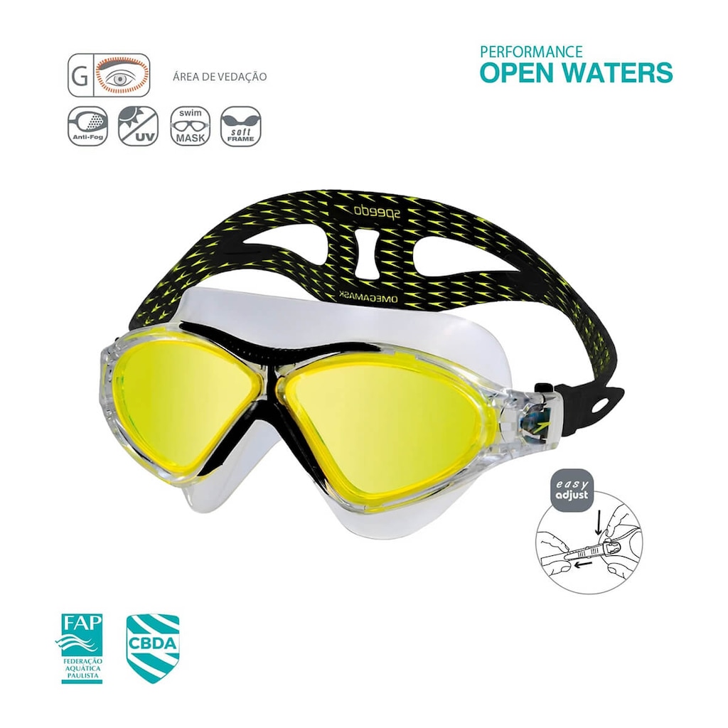Imagem 2 do produto Óculos de Natação Adulto Speedo Omega Swim Mask
