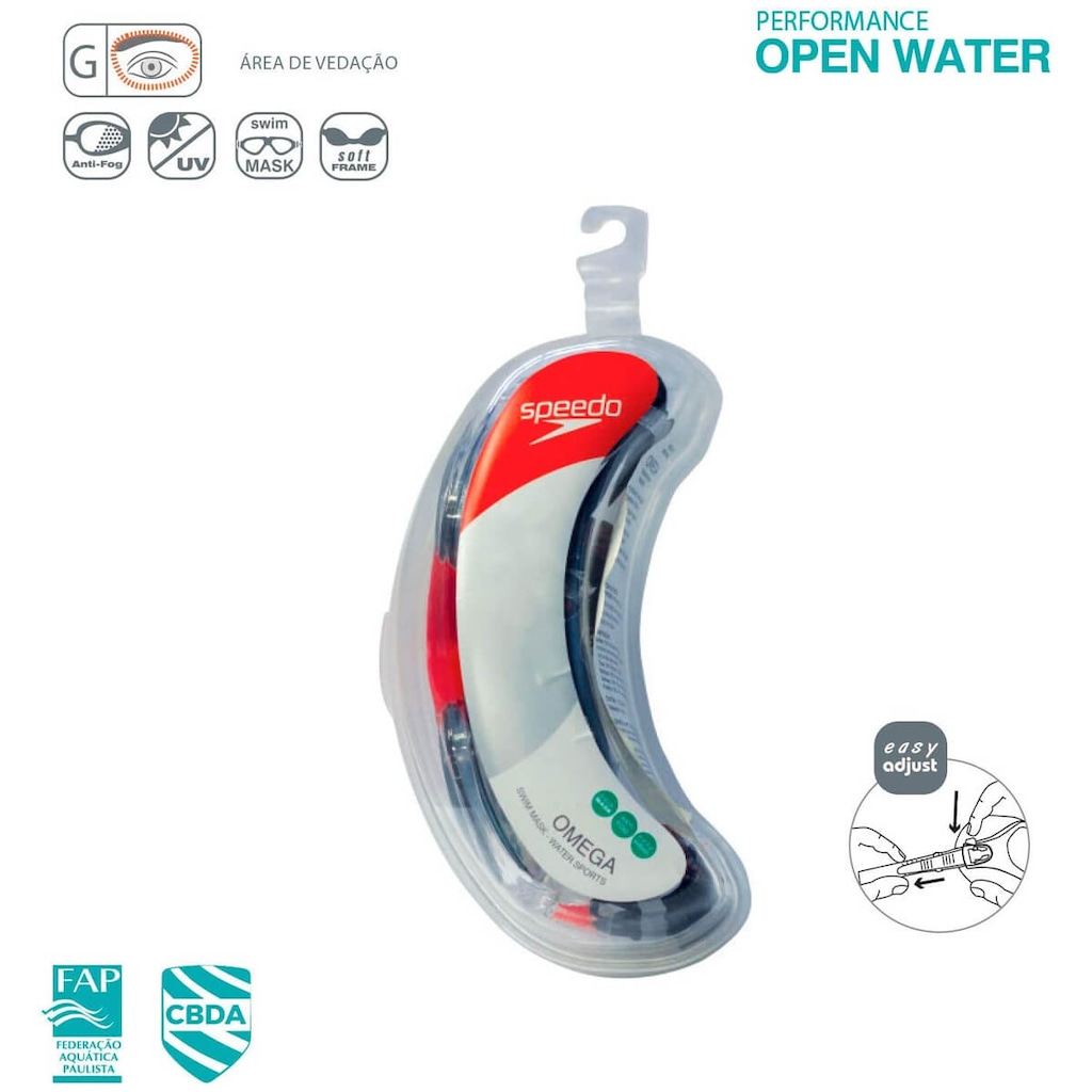 Imagem 3 do produto Óculos de Natação Adulto Speedo Omega Swim Mask