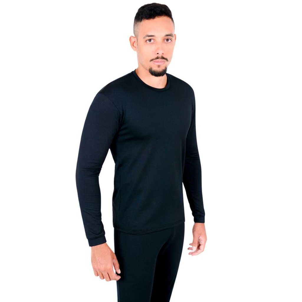 Camisa Térmica Masculina Segunda Pele Roupas Térmicas Frio Intenso