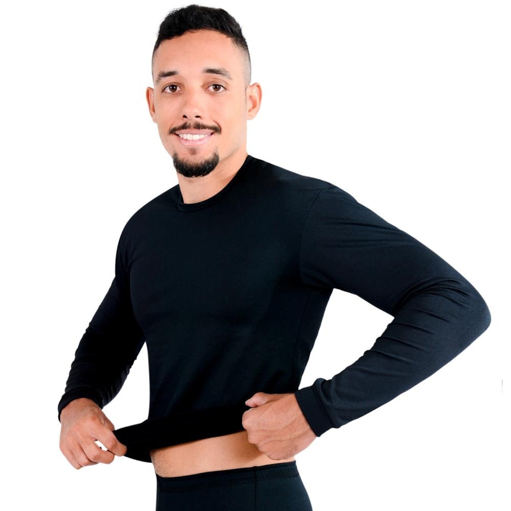 Imagem 3 do produto Camiseta Térmica Segunda Pele Roupas Térmicas - Masculina