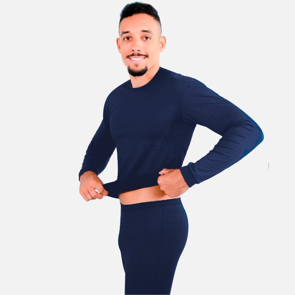 Imagem 2 do produto Camiseta Térmica Segunda Pele Roupas Térmicas - Masculina