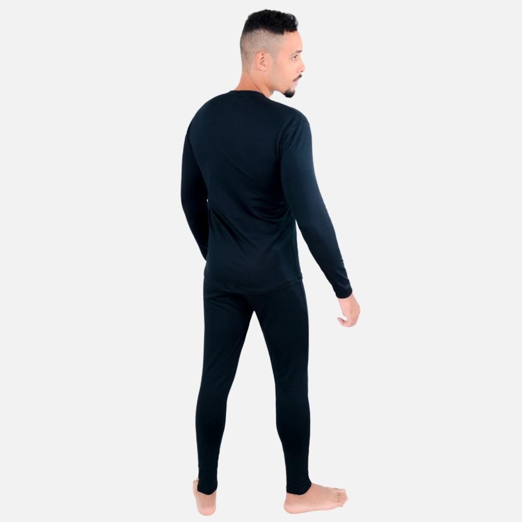 Imagem 2 do produto Conjunto Térmico Masculina Segunda Pele Roupas Térmicas Frio Extremo Thermo Tec 250g