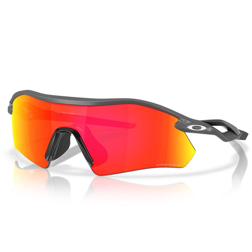 Óculos de Sol Unissex Oakley Radar Plate Matte Carbon Prizm Ruby