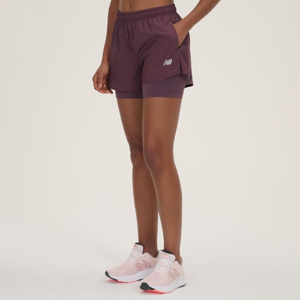 Imagem 3 do produto Short Feminino New Balance Sport Essentials 2 In 1