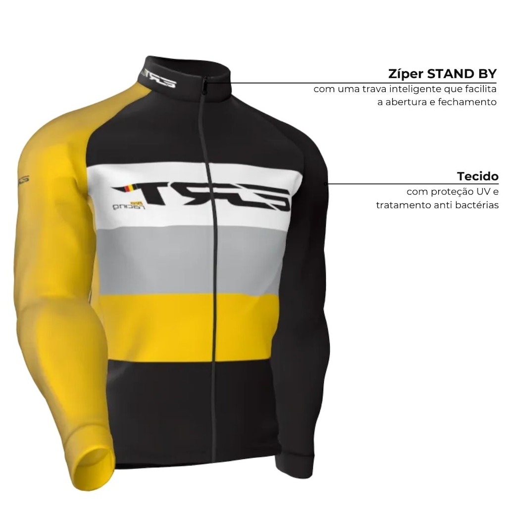 Imagem 3 do produto Jaqueta de Ciclismo Masculina ERT Térmica Pro Racing Vanert