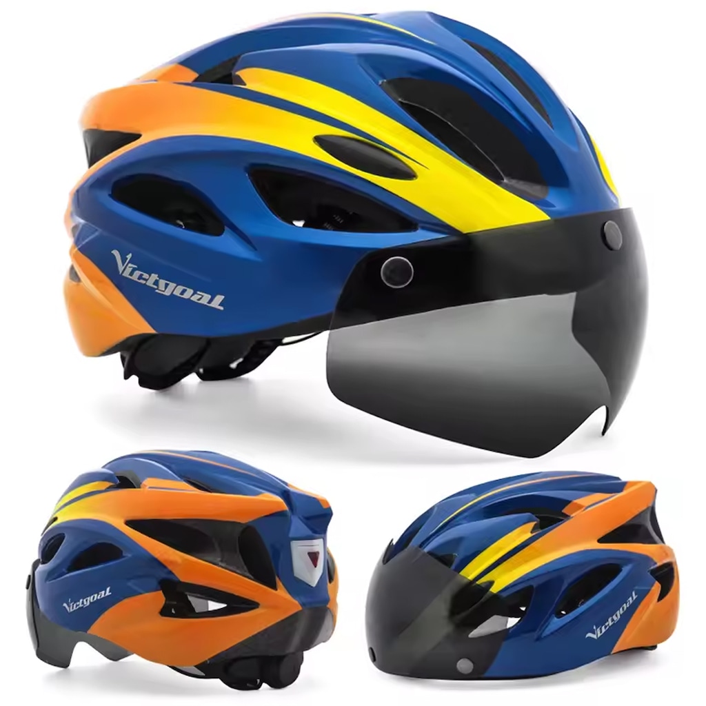 Imagem 2 do produto Capacete para Ciclismo Adulto Gold Sports Victgual Ultra Leve