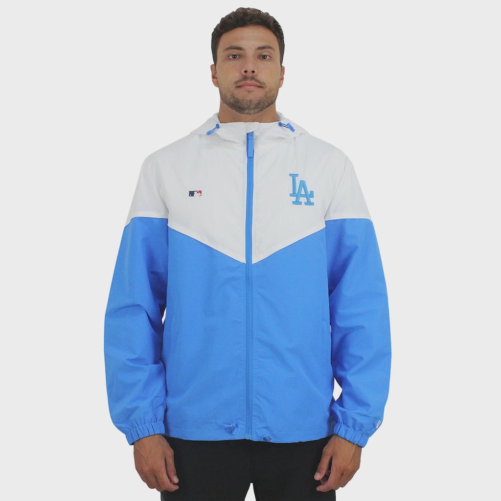 Imagem 2 do produto Jaqueta com Capuz Masculina New Era MLB Los Angeles Dodgers