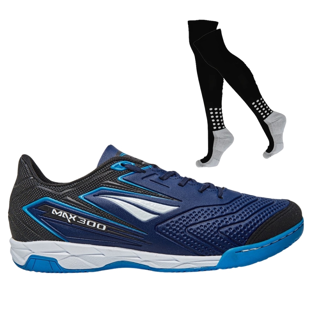 Chuteira Futsal Adulto Penalty Max 300 + Meião