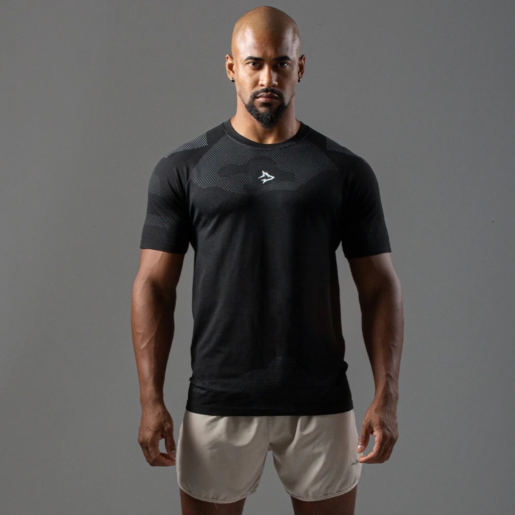 Imagem 2 do produto Camiseta Alpha CO. Apex Dry Middle Lupus Sem Costura Masculina