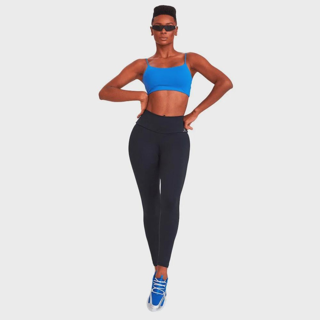 Imagem 3 do produto Top Fitness Feminino Caju Brasil Classic Sportive Azul Oceano