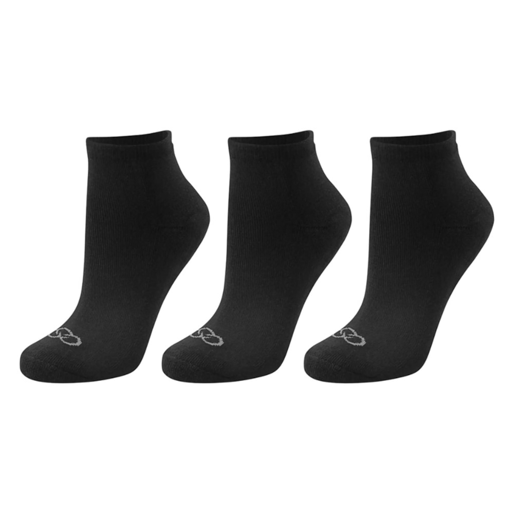 Imagem 2 do produto Meia Feminina Olympikus Cano Curto - 3 Pares