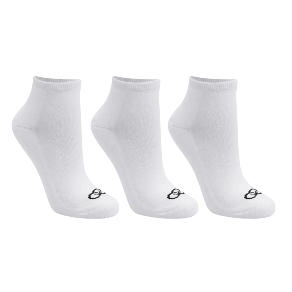 Meia Feminina Olympikus Cano Curto - 3 Pares