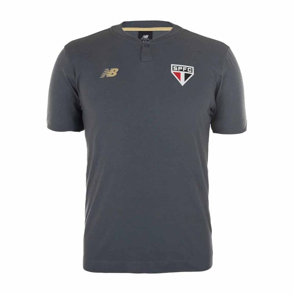 Camisa Polo do São Paulo 2025 New Balance Viagem Masculina