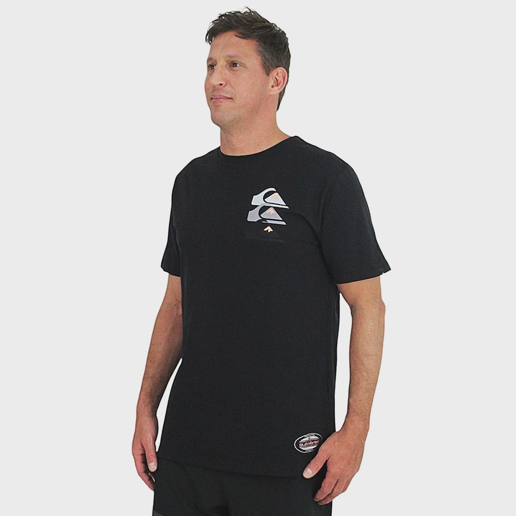 Camiseta Quiksilver Three Logo Masculina