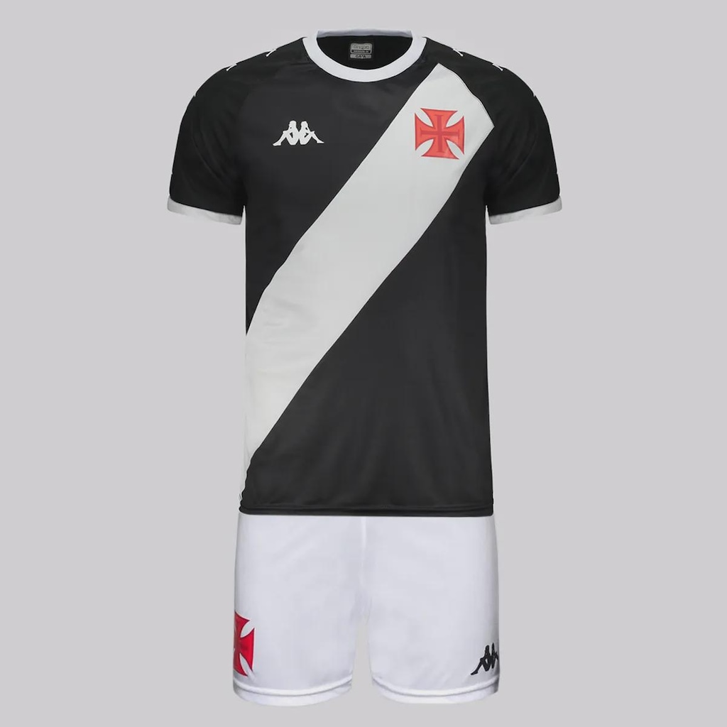 Conjunto do Vasco Kappa Supporter Class Infantil