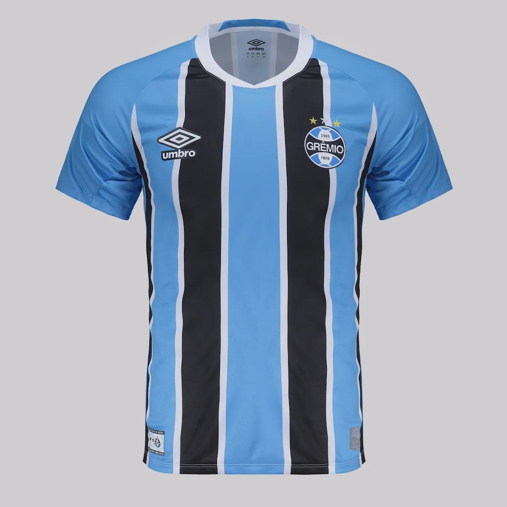 Imagem 1 do produto Camisa do Grêmio I 2025 Umbro Patch Sul-Americana Masculina