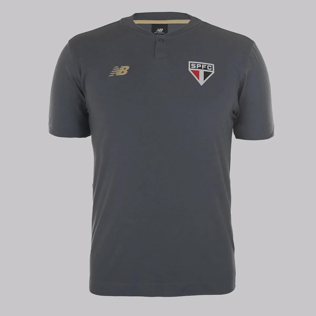 Camisa Polo do São Paulo 2025 New Balance Viagem Masculina