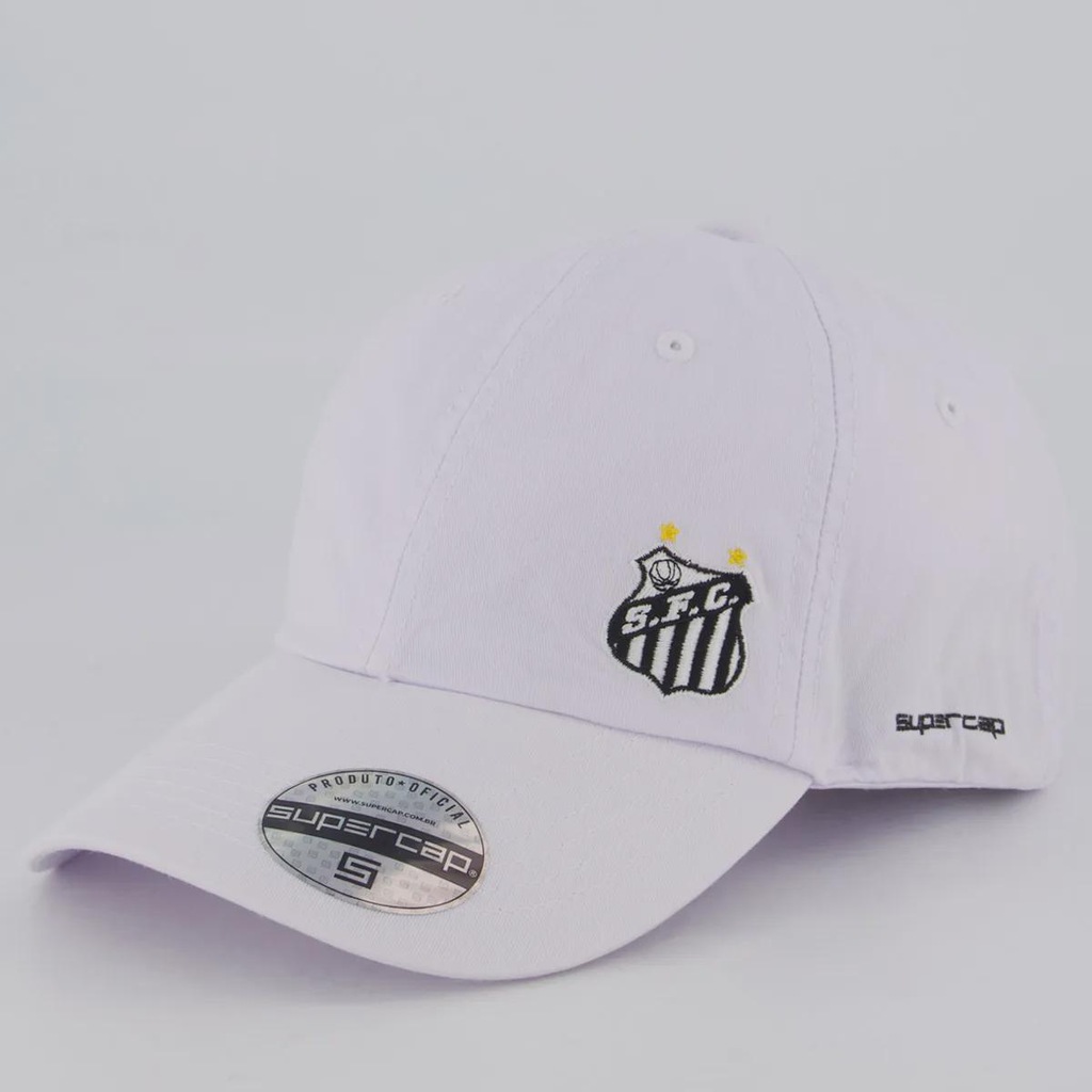 Imagem 4 do produto Boné Adulto Santos Supercap 6 Gomos Aba Curva