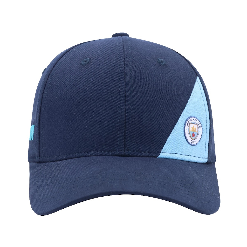 Boné Adulto Manchester City SuperCap Bicolor Aba Curva