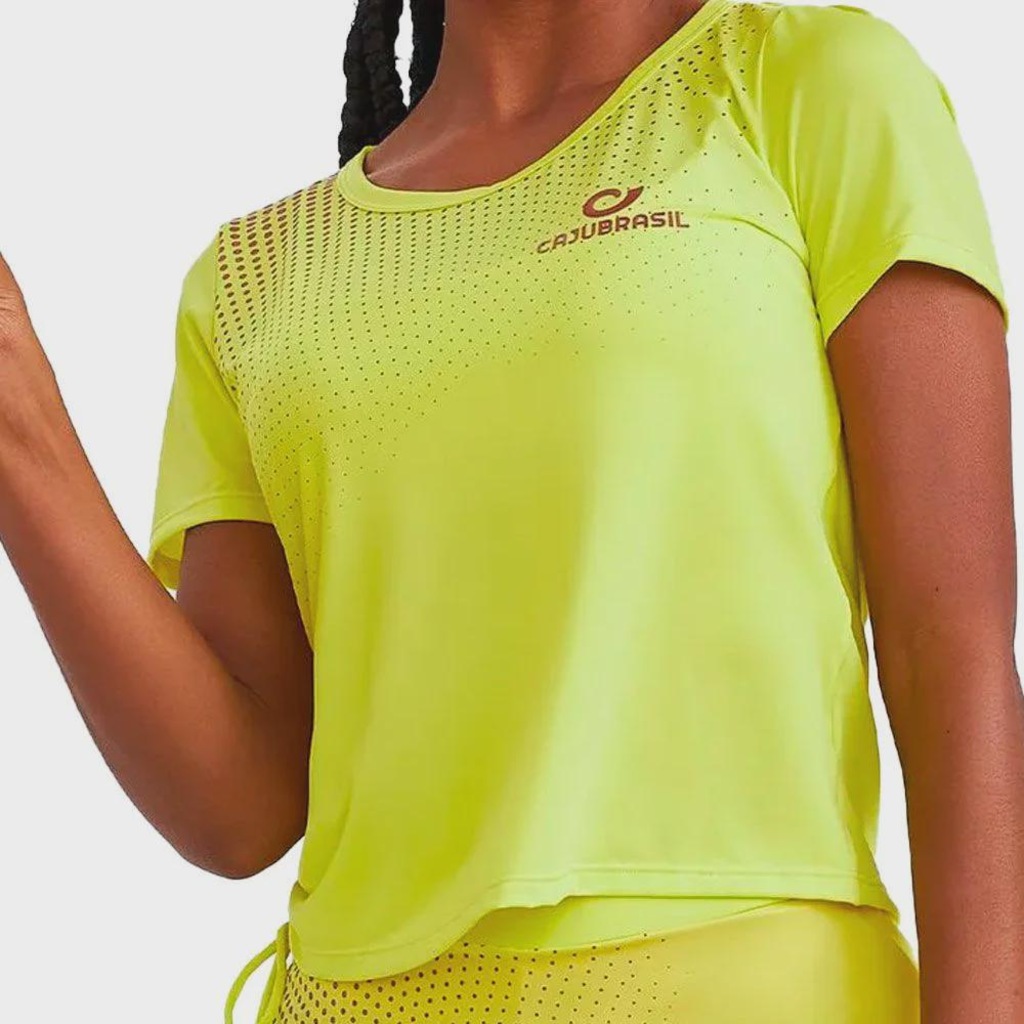 Camiseta Feminina Caju Brasil Ligth