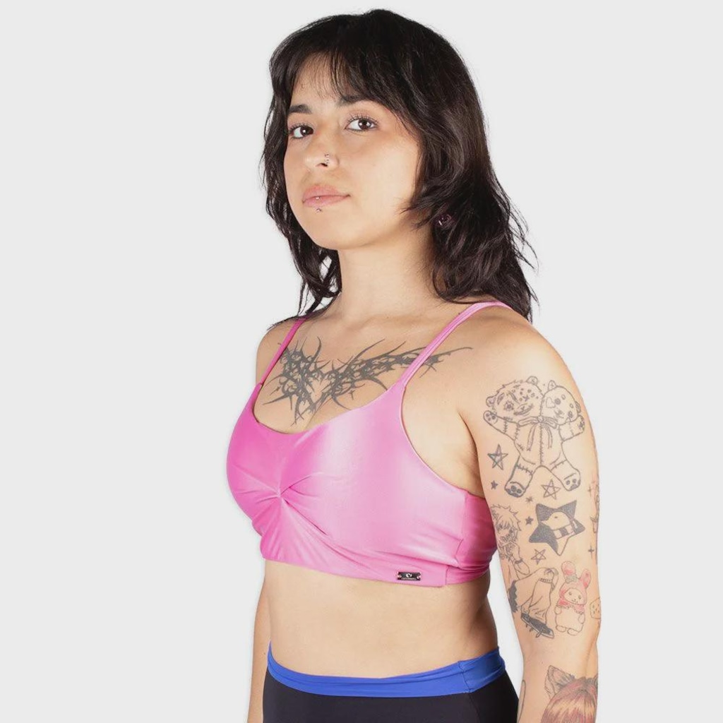 Imagem 3 do produto Top Feminino Caju Brasil Atletika Franzido Classic