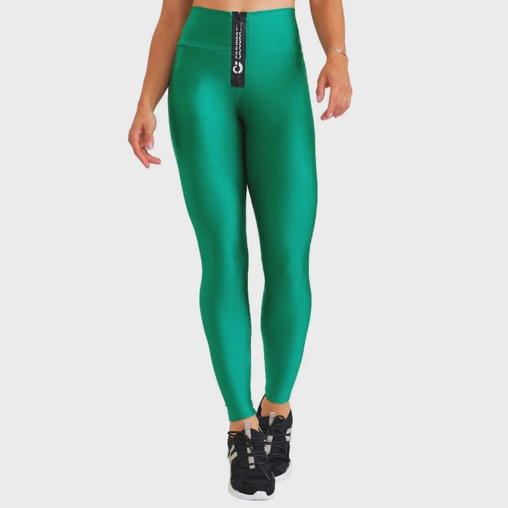 Calça Legging Feminina Caju Brasil Atlanta com Zíper