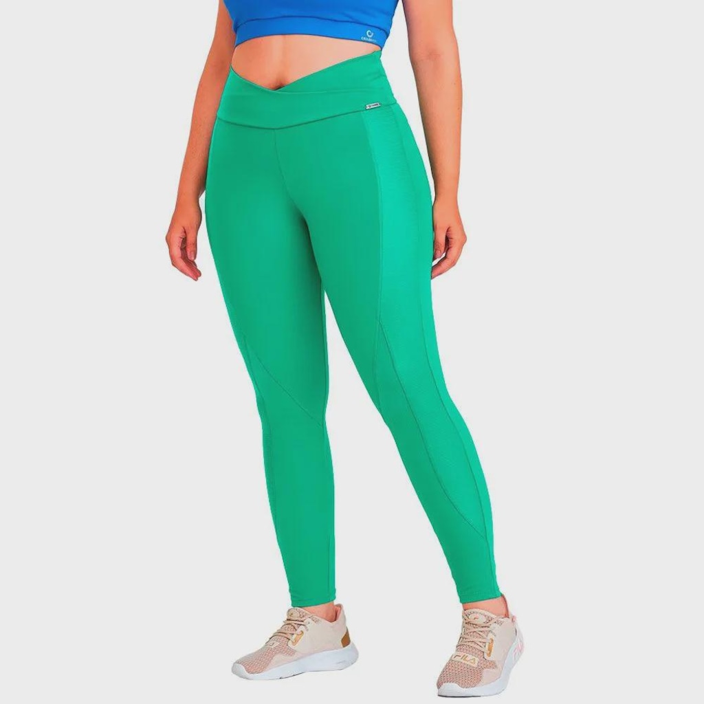 Calça Legging Feminina Caju Brasil NZ Cós Alto