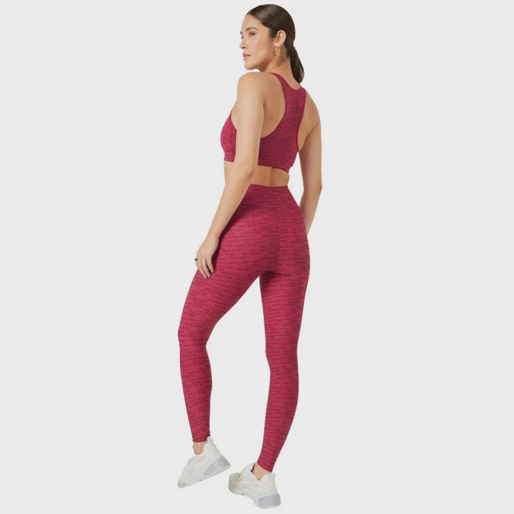 Imagem 2 do produto Conjunto Feminino Colcci Top E Calça Legging Estampado Hike
