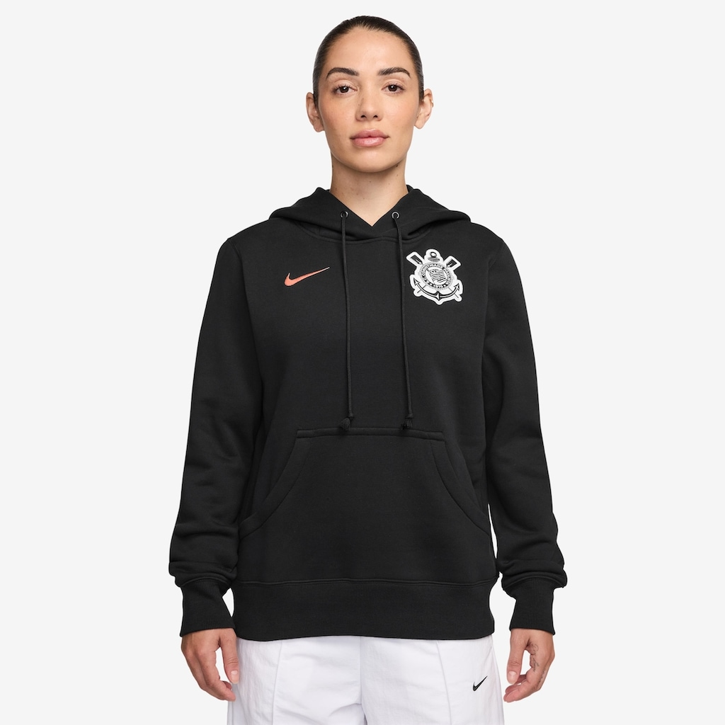 Blusão do Corinthians Nike Sportswear Fleece - Feminino