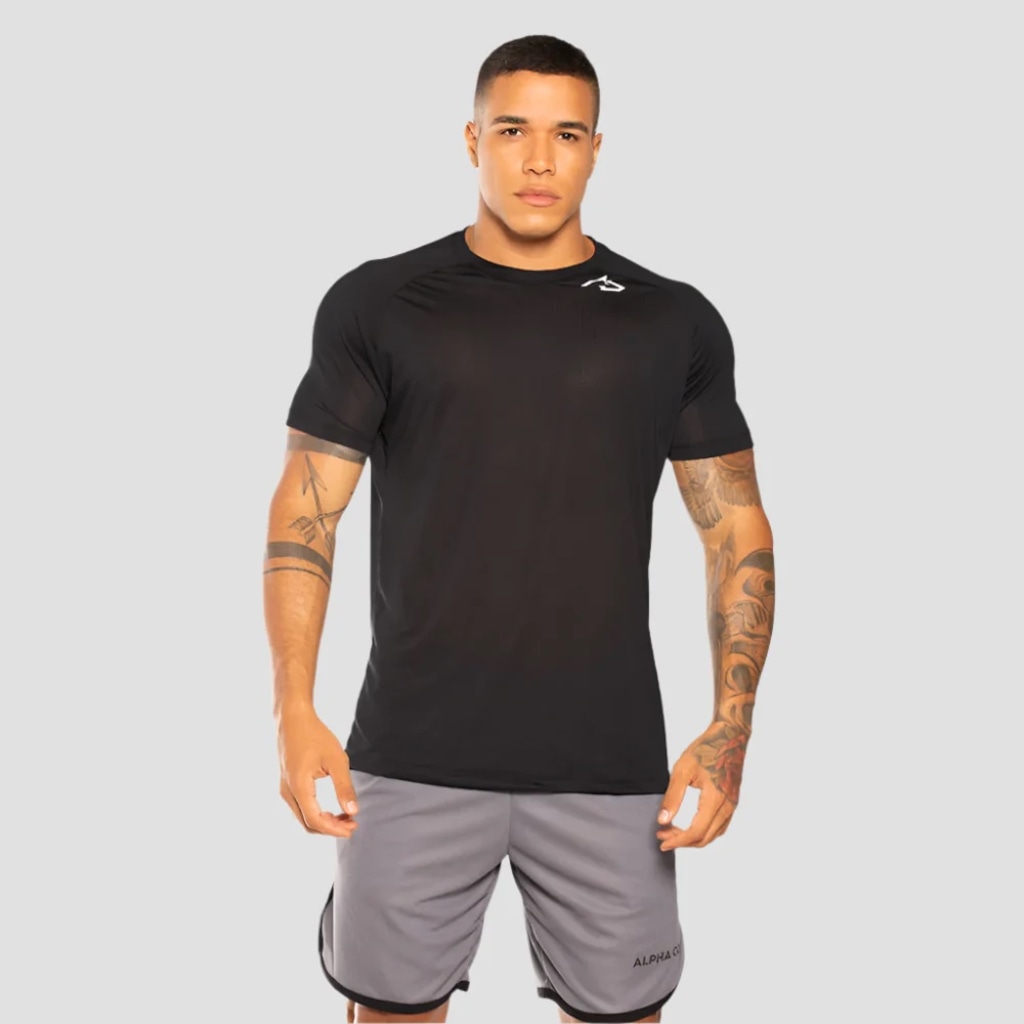 Camiseta Alpha Co Dry Wolf Masculina