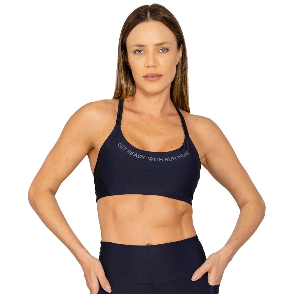 Top Feminino Run More  Compression