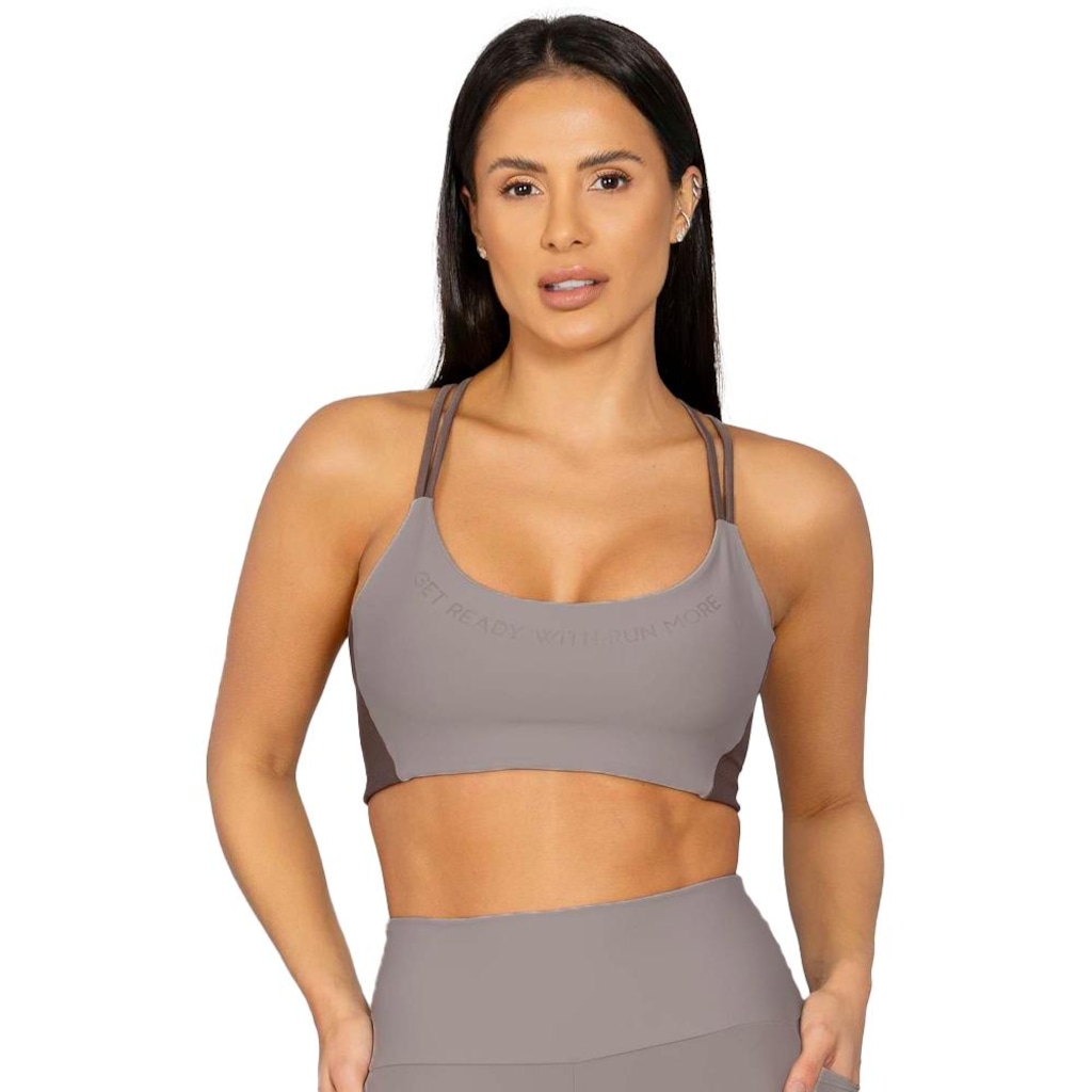 Top Feminino Run More  Compression